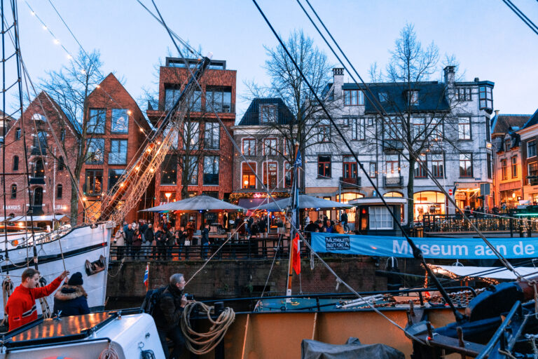 WinterWelVaart Groningen bij Cafe de Sigaar
